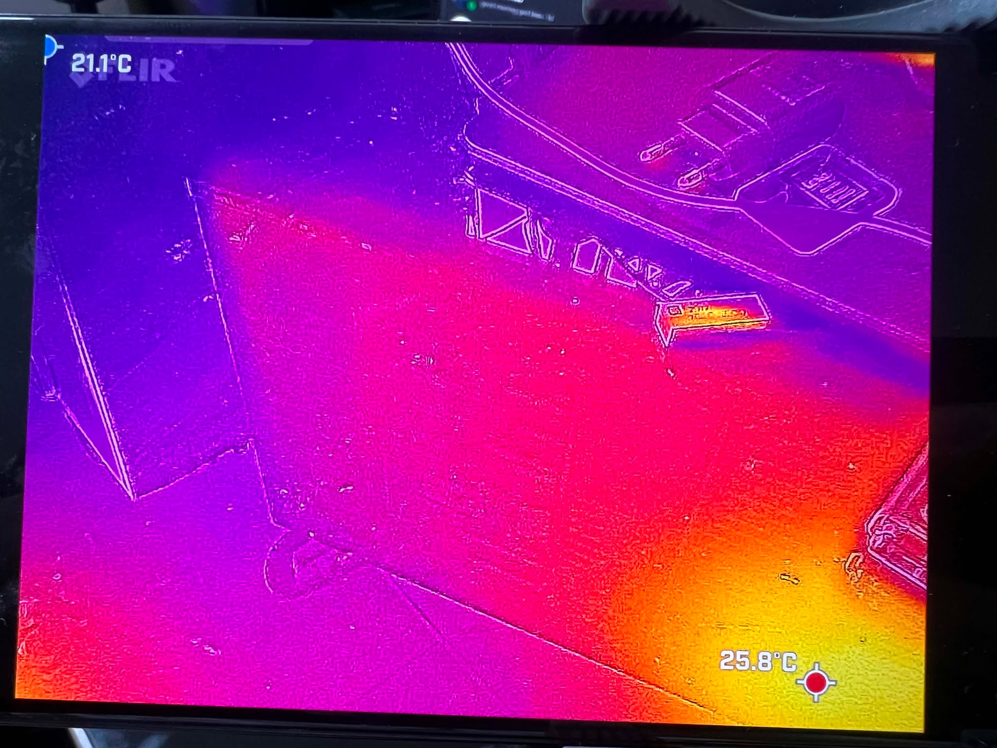 Thermal imaging analysis in the field